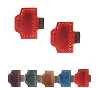 2025 New Personalized Magnetic Leather Pen Holder Bookmark, Holder, for Reading Women, Men, Teacher, Book Lovers Gifts & Accessories (Wine Red)