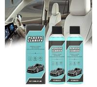 2025 New Plastic Clarify for Cars - Plastic Clarify, Leather Cleaner, Waterless Spray Wax, Multi-surfaces Car Interiors and Exteriors (2Set)