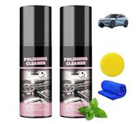 2025 New Polishing Cleaner Car Interior Detailer,100ml Upgrade All Purpose Car Interior Cleaner for Rubber,Leather (2pcs)