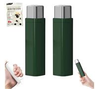 2025 New Portable Floss Dispenser, Automatic Dental Floss Pick Case, Dental Floss Picks Case with 100 Pcs Refillable, Portable Automatic Floss Dispenser, for Travel Family Hotels (Green*2)