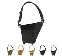 2025 New Powios Crossbody Bag, Multifunctional Large Capacity Outdoor Waterproof Chest Bags (Black2)