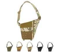 2025 New Powios Crossbody Bag, Multifunctional Large Capacity Outdoor Waterproof Chest Bags (Khaki1)