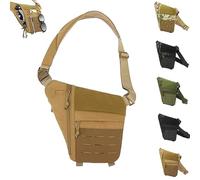 2025 New Powios Crossbody Bag, Powios Crossbody Bag, Mens Cross Body Bags for Outdoor, Hiking & Traveling (Khaki)