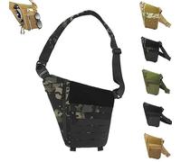 2025 New Powios Crossbody Bag, Powios Crossbody Bag, Mens Cross Body Bags for Outdoor, Hiking & Traveling (Black Camouflage)