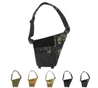 2025 New Powios Crossbody Bag, Shoulder Crossbody Bag for Men, Multifunctional Large Capacity Outdoor Waterproof Chest Bags (Black)