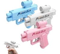 2025 New Reverse Water Gun Prank, 3 Colors Double-Sided Quirky and Trick Spraying Water,Prank Squirt Reverse Water Gun,Fun Two-Way Refillable Large Capacity (3, All)