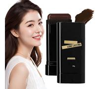 2025 NEW Safe and Convenient Comb Hair Dye - instant hair color stick with built-in comb, Waterproof and Sweat-Proof, Portable Hair Concealer for Women & Men (Black Brown)