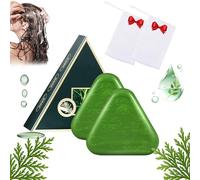 2025 New Shampoo Bar,Natural Plant-Based Solid Shampoo,Gentle cleansing and nourishing treatment for healthy hair,Smooth and Fluffy,Suitable for all hair types for Women and Mens (2PCS)