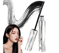 2025 New Small Steel Mascara, Washable Metal Mascara, tube mascara black, 3D Curling Eyelash Iron Mascaras, Waterproof Long Lasting, for Eyelashes Become Longer and Thicker (1PCS)