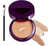2025 New Soft Matte Cream Concealer, Full Coverage Waterproof Concealer, Long lasting and Lightweight, Suitable for Blemishes, Scars, Tattoos (Dark Skin)