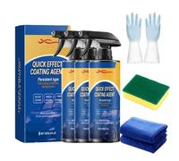 2025 New Sopami Car Coating Spray,3 en 1 Multi-Functional Quick Effect Coating Agent,Wasserlose Wäsche Polish Autolackspray,Long-Lasting Protection (3 unidades)