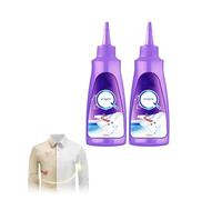 2025 New Stain Remover for Clothes, Biological Enzyme Laundry Detergent, White Shirt Garment Stubborn Stain Cleaner Oil Remover for Most Types of Clothes (2pcs)