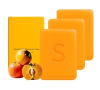 2025 New Swarva Persimmon Soap For Old People Smell - Japanese Persimmon Soap, Comfortable and Moisturizing, Suitable for Face and Body, Suitable for All Skin Types, 100g (3)