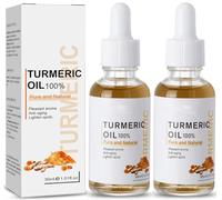 2025 NEW Turmeric Soap +Turmeric Oil,Kojic Acid Soap, Turmeric Soap Bar, Vitamin C Soap Bar, Dark Spot Removal, Gentle Soap for Acne, Blackheads, Deep Cleansing for Face and Body (2pcs,oil)