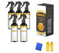 2025 New Version of Natural Micro-Molecule Beeswax Spray, Floor and Furniture Beeswax Spray, Suitable for Living Room, Kitchen and Wooden Floor Furniture (5PCS)