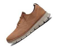 2025 New WearBreeze Shoes - Lightweight Breathable Sneakers for Men & Women, Casual Walking & Running Shoes with Comfortable Fit (Orange,43)