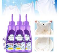 2025 New White Shirt Garment Stubborn Stain Cleaner Oil Remover 120ML, Stain Remover for Clothes, Active Enzyme Laundry Clothing Stain Remover Collar Stain Removal Spray (3)