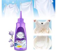 2025 New White Shirt Garment Stubborn Stain Cleaner Oil Remover 120ML, Stain Remover for Clothes, Active Enzyme Laundry Clothing Stain Remover Collar Stain Removal Spray (1)
