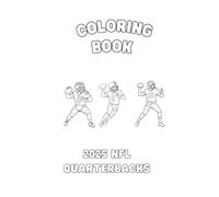 2025 NFL Football Quarterbacks Coloring Book: Football Quarterbacks for Coloring