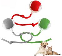 2025 Nueva Bola De Perro De Perro Interactiva, New Jugguete Electro Con Carga Usb, Juguetes Interactivos Para Gatos Toyes Automáticos Para Perros Autónomos, 360° Smart Automatic (Verde + Rojo + Gris)