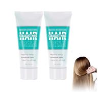 2025 Nueva crema alisadora capilar con proteínas, tratamiento rápido alisador y nutritivo con colágeno y seda para cabello rizado (2pcs)