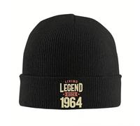 2025 Nueva Leyenda Viva 1964 Gorros de Punto Sombrero de Punto Deporte al Aire Libre Gorras cálidas de Hombre Regalo Sombreros Retro con gráficos de otoño e Invierno