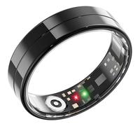 2025 Nuevo Anillo Inteligente Ultra Delgado, Monitor 24/7 Frecuencia Cardíaca, SpO2, Sueño, Temperatura Corporal, etc. Anillos para Hombres y Mujeres, Sin Tarifa de Suscripción, Android iOS (Negro