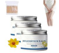 2025 Nuevo bálsamo de helicriso, crema para la reparación de la piel, cuidado hidratante profundo para el rostro y el cuerpo, para el cuidado diario de todo tipo de pieles (3 unidades)