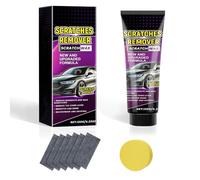 2025 Nuevo Car Scratch Repair Paste Polishing Wax, Pasta Reparación Arañazos Coche, Cars Scratch Repair Kit, Con Nano Paño y Esponja, Adecuado para Varios Tipos de Coches y Colores