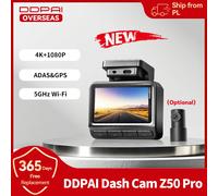 2025 nuevo DDPAI Z50 Pro Dash Cam 4K coche DVR 3 "pantalla IPS 5GHz WiFi GPS ADAS 24H Monitor de