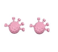 2025 Nuevo fortalecedor de agarre de mano ajustable, bola de fuerza Seloniax, fortalecedor de agarre de dedo, pelota de entrenamiento (rosa x 2)