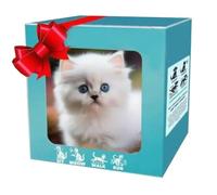 2025 Nuevo Gato Robot con IA Que Actúa como Un Gato Real, con Un Andar Realista, Maullidos y Movimientos de Cola. Juguete Robótico Interactivo White