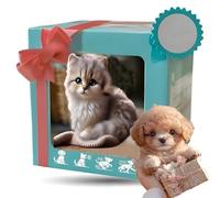 2025 Nuevo Gato Robot, Gato Robótico con IA: Mi Cachorro Robot Realista Que Actúa como Un Cachorro Real: Camina, Ladra, Se Sienta Y Corre #1