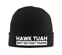 2025 Nuevo Gorro de Punta Hawk Tuah Topo de Otoño congorras intercaladas Casual cálido Internet Última Gorra Estrella para Hombres Mujeres