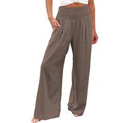 2025 Pantalón Largo Mujer Moda Suelto Bolsillo Original Casual Fiesta Cómodo Oficina Negocio Verano Elegante Cintura Alta Vacaciones Casual