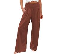 2025 Pantalón Largo Mujer Moda Suelto Bolsillo Original Casual Fiesta Cómodo Oficina Negocio Verano Elegante Cintura Alta Vacaciones Casual
