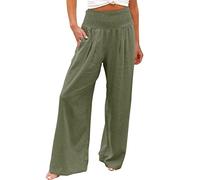 2025 Pantalón Largo Mujer Moda Suelto Bolsillo Original Casual Fiesta Cómodo Oficina Negocio Verano Elegante Cintura Alta Vacaciones Casual