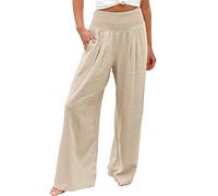 2025 Pantalón Largo Mujer Moda Suelto Bolsillo Original Casual Fiesta Cómodo Oficina Negocio Verano Elegante Cintura Alta Vacaciones Casual