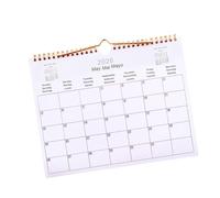 2025 pared del calendario, calendario 2025,Calendarios de pared para 2025 | Planificador agenda organizador bobina multilingüe para la escuela para la cocina en el aula escolar para la escuela