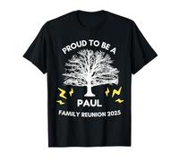 2025 PAUL Family Reunion Reunion Reunion Árbol Genealógico a juego Camiseta