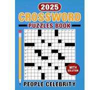 2025 People Celebrity Crossword Puzzles Book with Solution: Celebrity-Themed Crosswords with Solutions for 2025