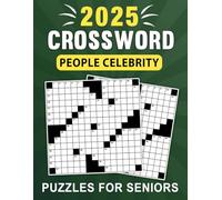 2025 People Celebrity Crossword Puzzles for Seniors: Engaging Celebrity-Themed Crosswords for Seniors in 2025