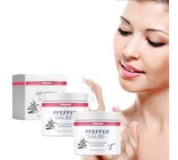 2025 Pepper Ungüento para broncear 100 g Pepper Pomada Plus Pepper Pomada Bronceado - Rico ungüento con Plus Colágeno y Aceite de Argán Efecto Instantáneo Pomada de Pimienta para la Cara y contra las