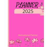 2025 Planner - Weekly and Monthly Planner for Women | Tabbed Organizer, January to December Calendar, Perfect for Office and Personal Life (Pink)