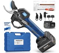 【2025 Podado Pro De Viñas】SWANSOFT PRU30 Tijeras de Podar Electricas, Profesionales 30mm 16,8V 850W 4+2Ah Tijera de Podar Podadora Electrica Bateria | Tijera Podar Electrica, Azul