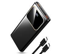 2025 Power Bank Fast Charging,Bateria Externa Carga Rapida 10000mAh 22.5W Cargador Portatil con Entrada y Salida USB C, Patalla LED para iPhone 17/16/15/14/13 Pro MAX Plus Mini, para Samsung Android