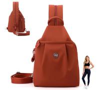 2025 Premium 3 in 1 Anti-Theft Travel Tote Bag, Waterproof 2-Way Commuter Bag, Large Capacity Oxford Convertible Shoulder Bag (Orange)