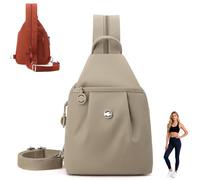 2025 Premium 3 in 1 Anti-Theft Travel Tote Bag, Waterproof 2-Way Commuter Bag, Large Capacity Oxford Convertible Shoulder Bag (Khaki)