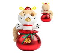 2025 Puppy Snake Plush | Adorable Year of The Snake Mascot | Spring Festival Stuffed Toy For Lunar New Year | Perfect For Celebrations and Home Decor This Chinese New Year