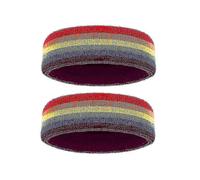 2025 Rainbow Sports Headbands for Men & Women - Moisture-Wicking, Breathable, Secure Fit for Fitness & Pride Events